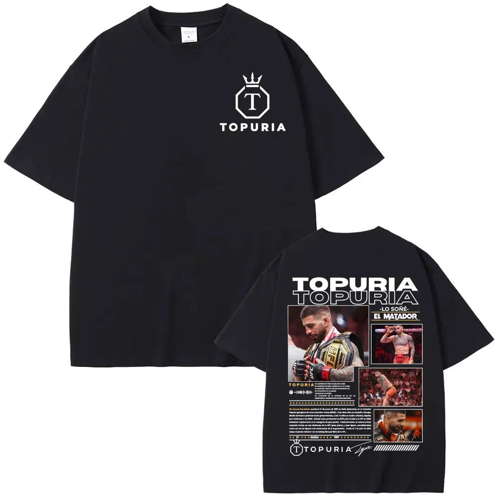 Ilia Topuria AKA El Matador Graphic Oversized Tee