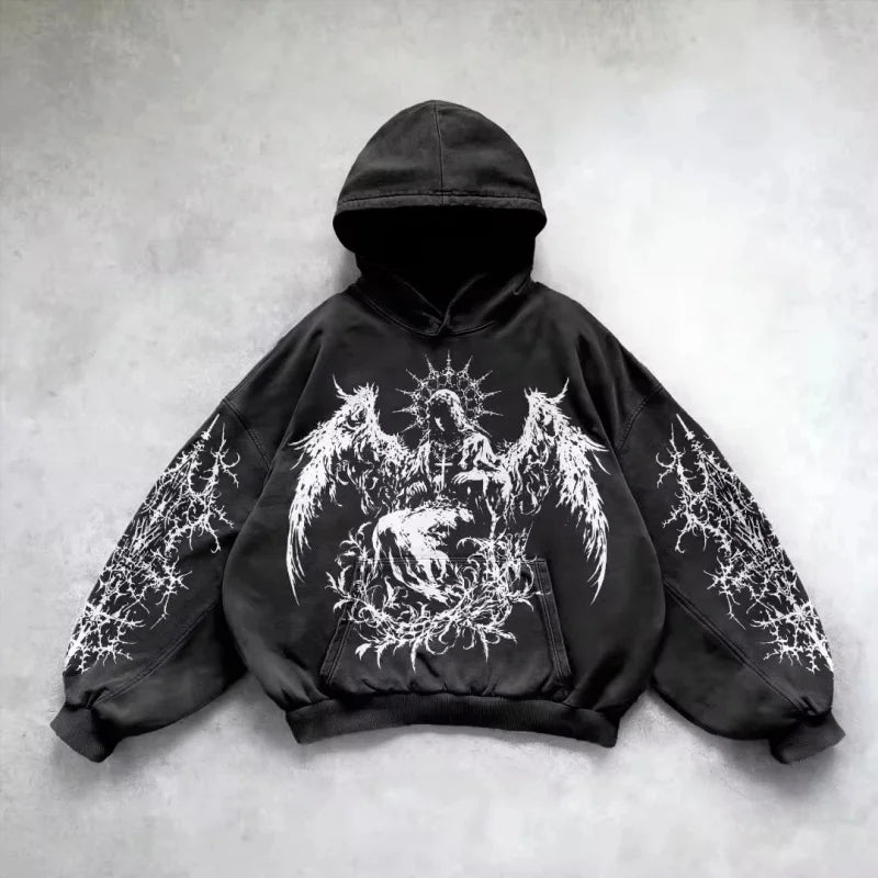 Oversized Graphic Unisex Hoodie