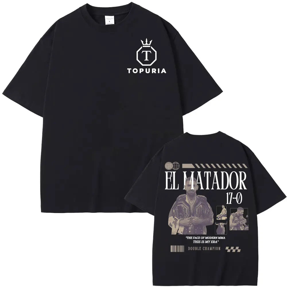 Ilia Topuria AKA El Matador Graphic Oversized Tee