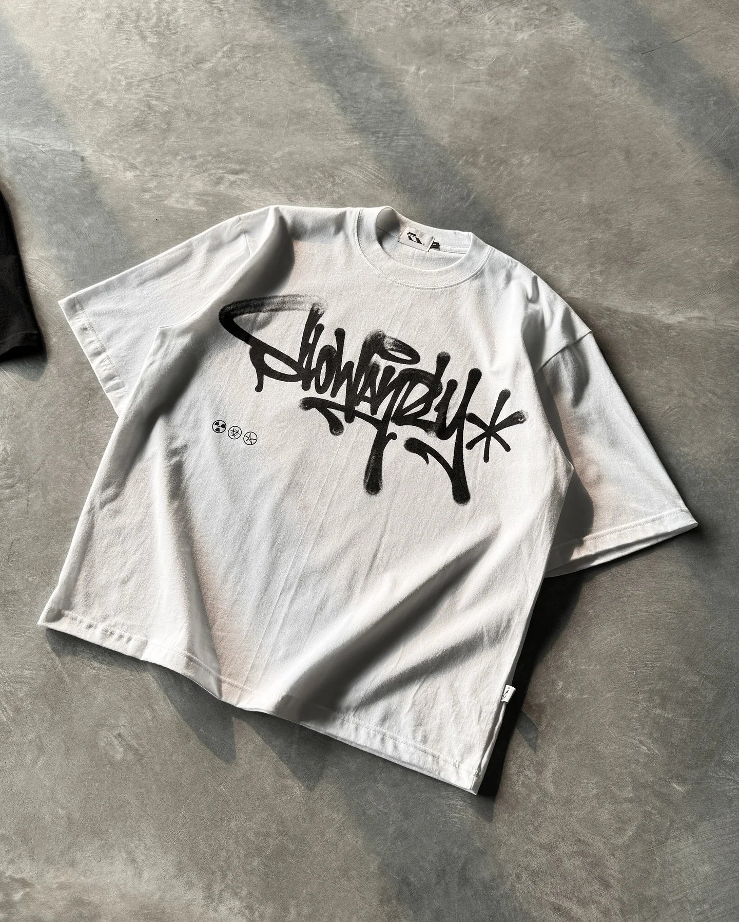 Oversized Graffiti Graphic Tee