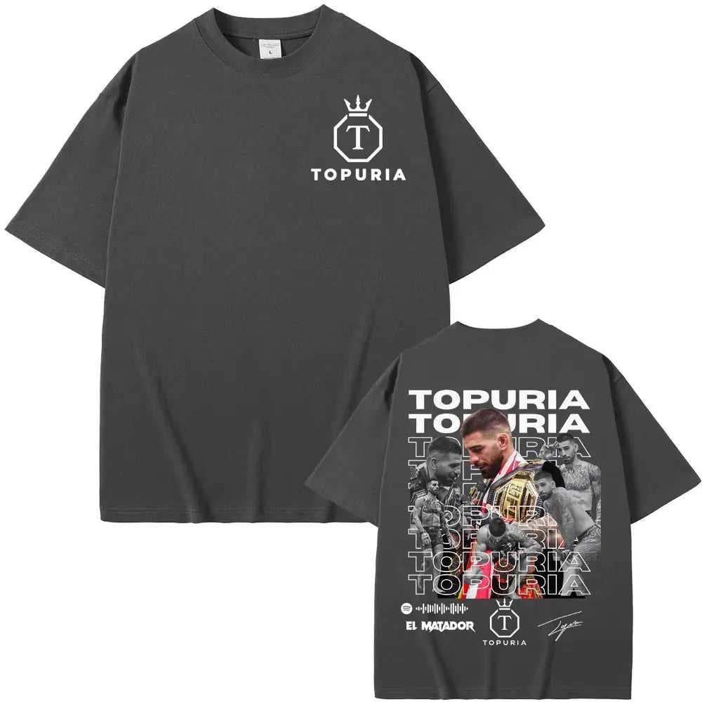 Ilia Topuria AKA El Matador Graphic Oversized Tee