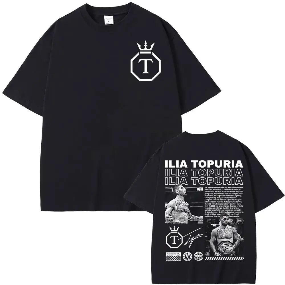 Ilia Topuria AKA El Matador Graphic Oversized Tee