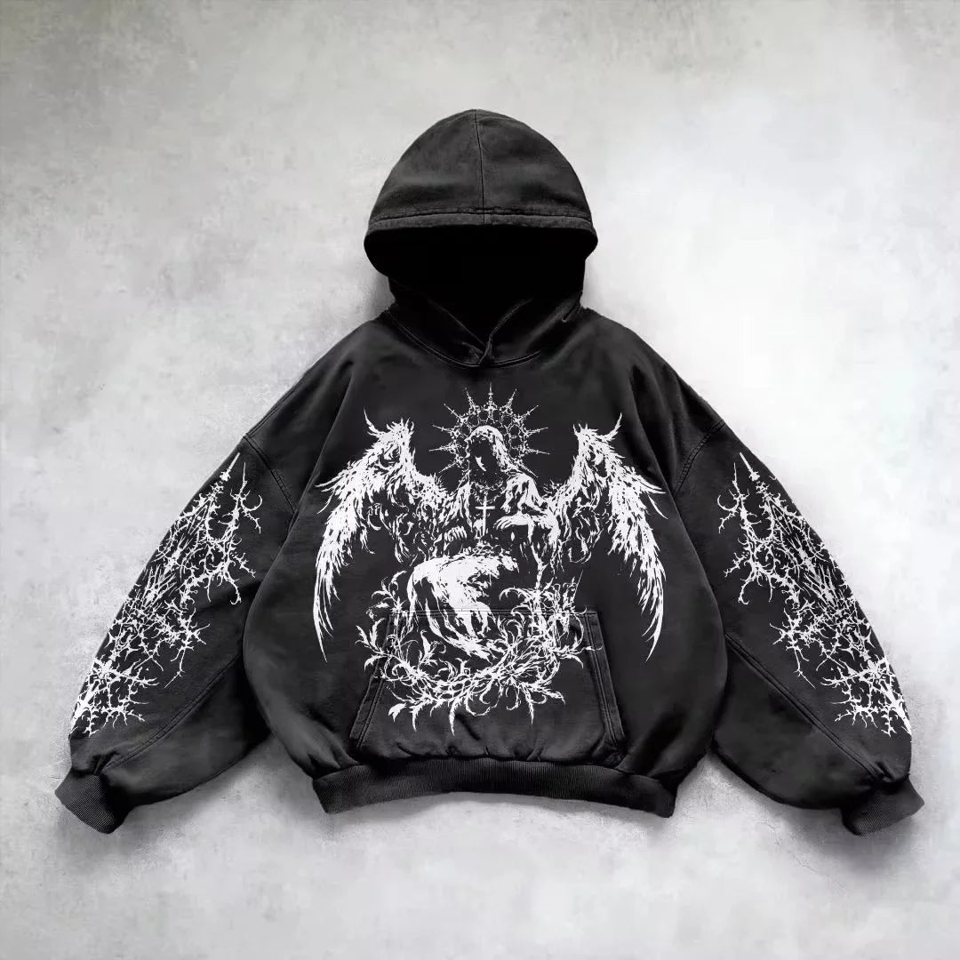 Oversized Graphic Unisex Hoodie
