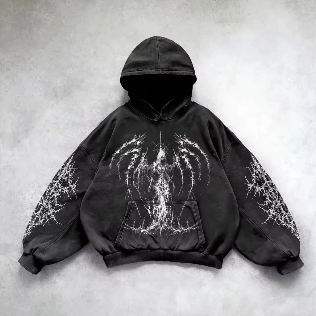 Oversized Graphic Unisex Hoodie