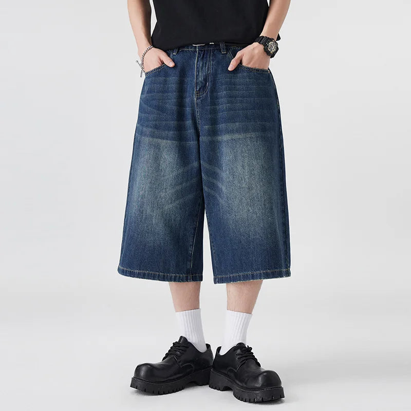 Oversized Denim Jorts
