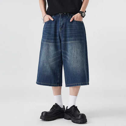 Oversized Denim Jorts