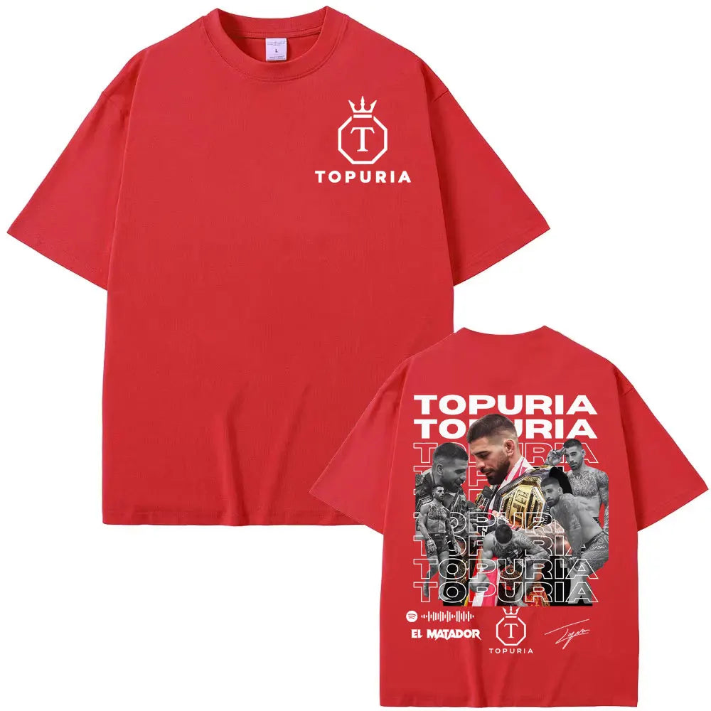 Ilia Topuria AKA El Matador Graphic Oversized Tee