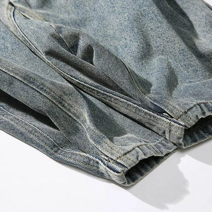 Vintage Wide-Leg Denim Jeans