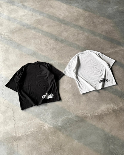 Oversized Graffiti Graphic Tee