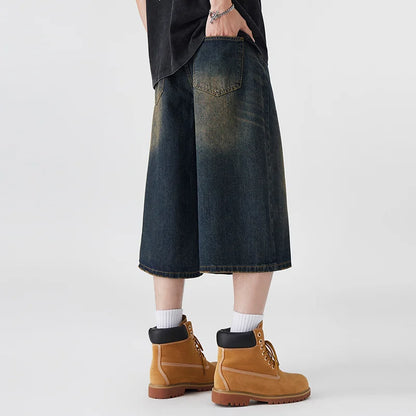 Oversized Denim Jorts