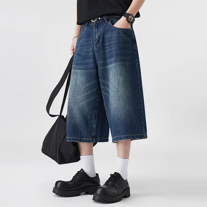 Oversized Denim Jorts