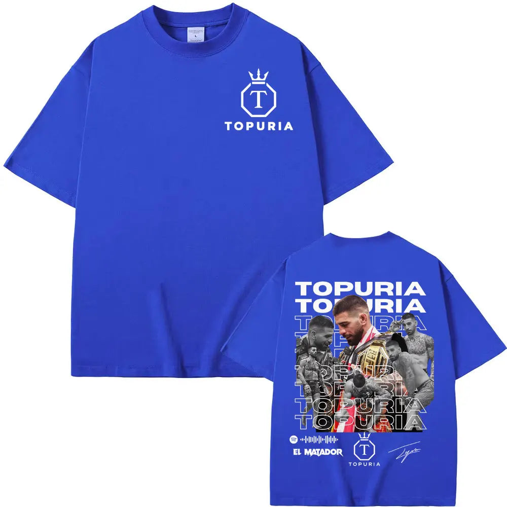 Ilia Topuria AKA El Matador Graphic Oversized Tee