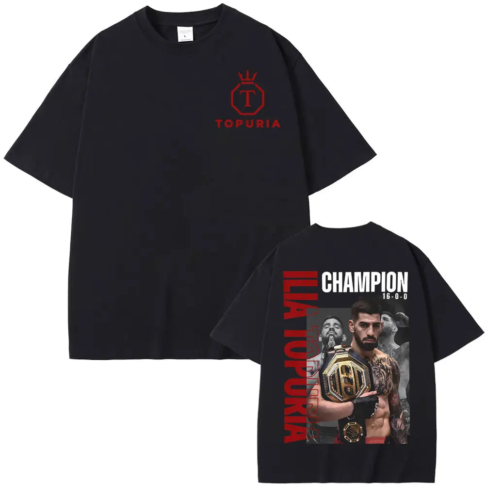 Ilia Topuria AKA El Matador Graphic Oversized Tee