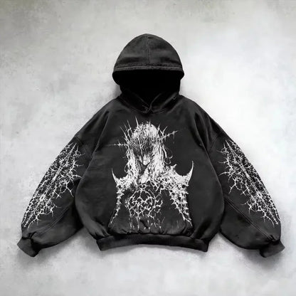 Oversized Graphic Unisex Hoodie