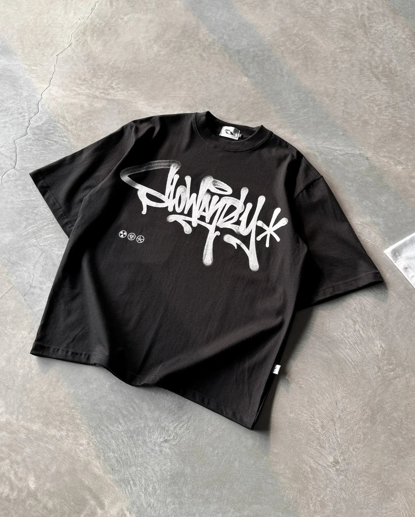 Oversized Graffiti Graphic Tee