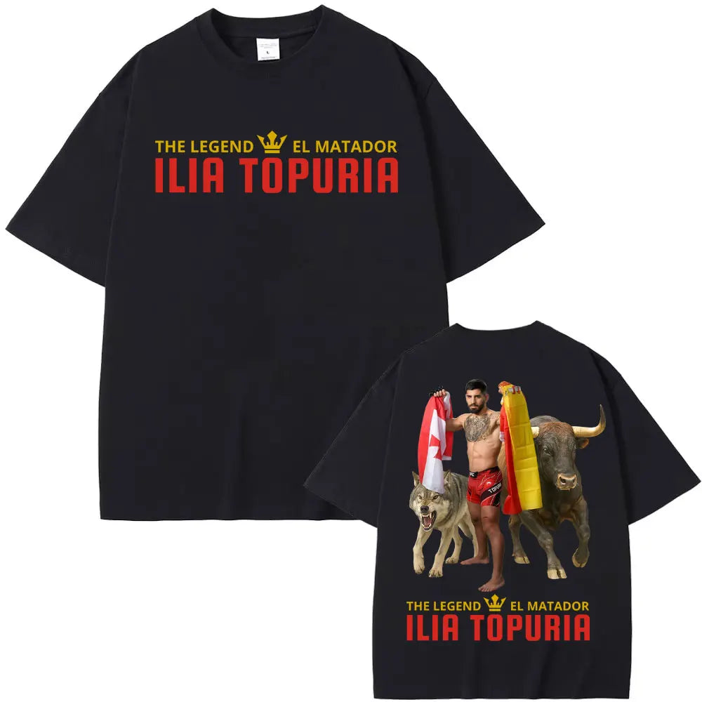 Ilia Topuria AKA El Matador Graphic Oversized Tee