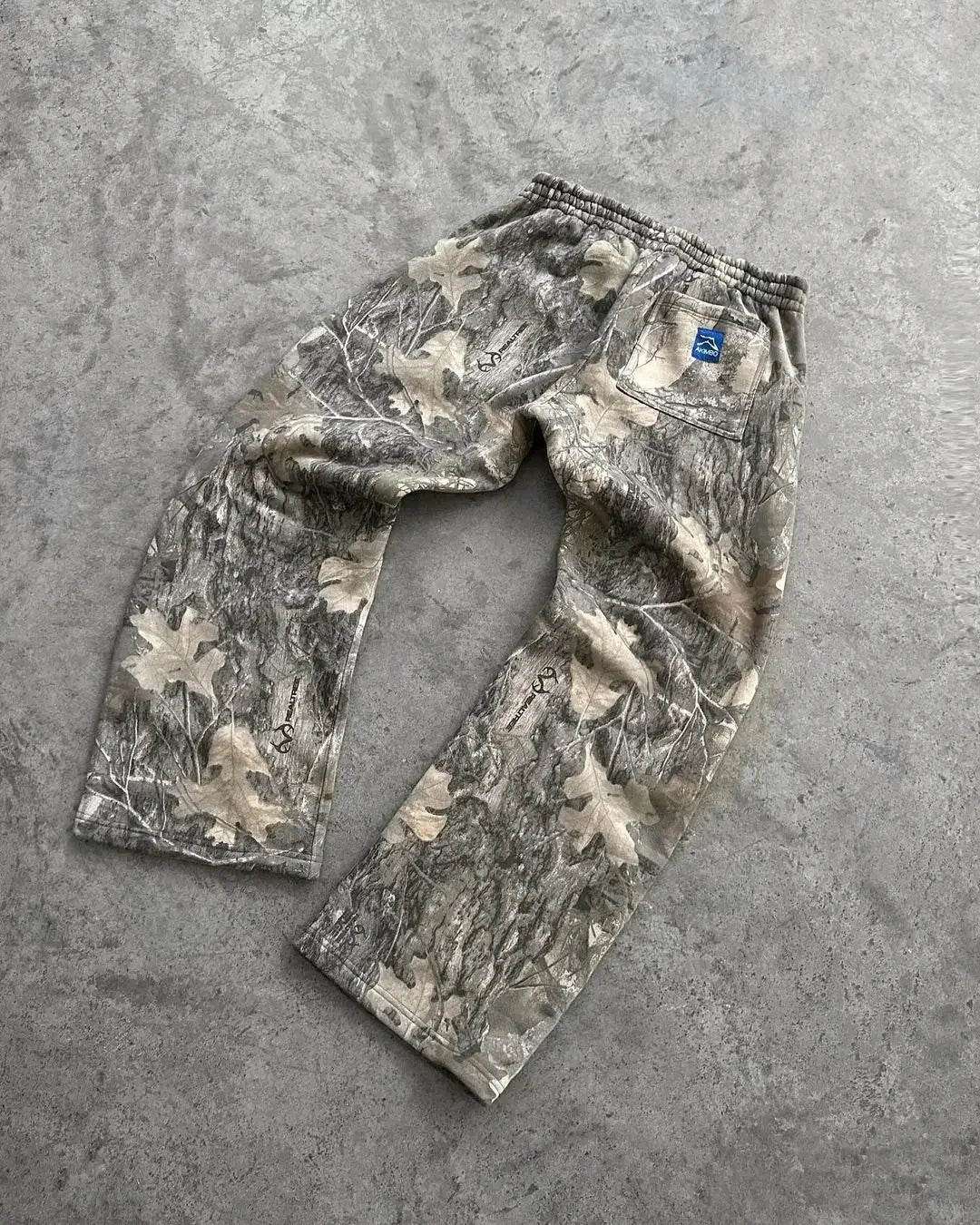 Y2K Oversized Camo Sweatpants