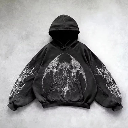 Oversized Graphic Unisex Hoodie