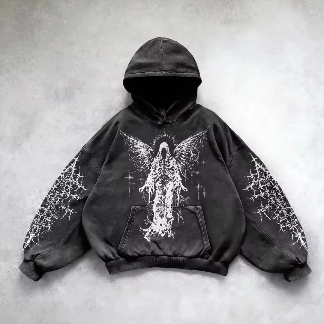 Oversized Graphic Unisex Hoodie