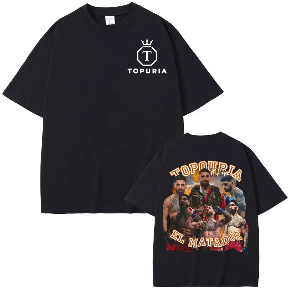 Ilia Topuria AKA El Matador Graphic Oversized Tee