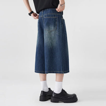 Oversized Denim Jorts