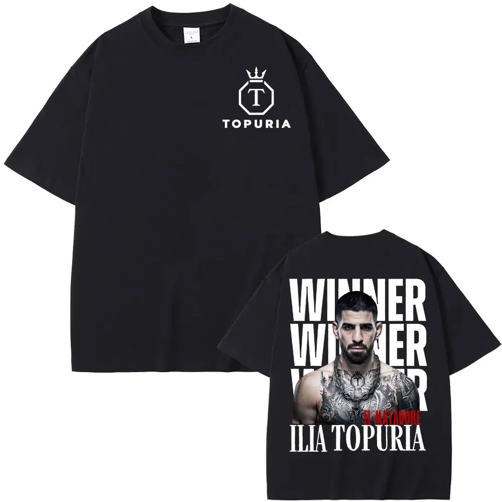 Ilia Topuria AKA El Matador Graphic Oversized Tee