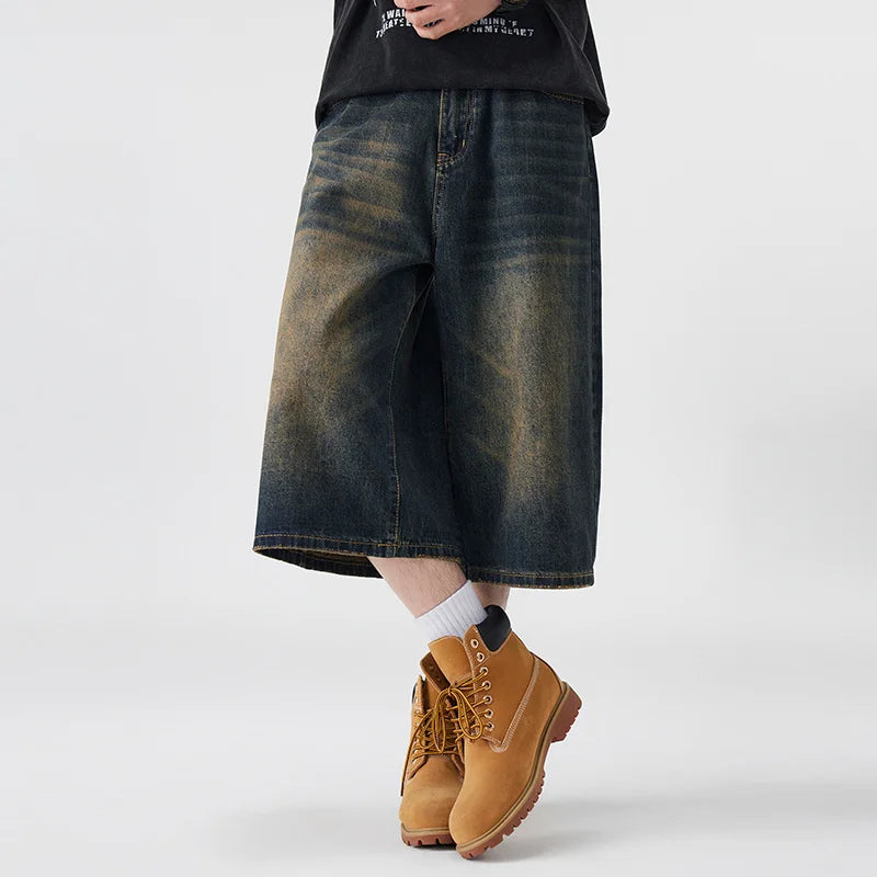 Oversized Denim Jorts