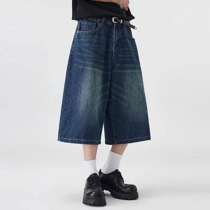 Oversized Denim Jorts