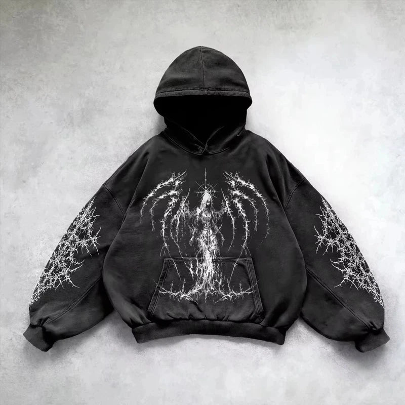 Oversized Graphic Unisex Hoodie