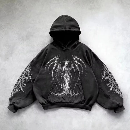 Oversized Graphic Unisex Hoodie