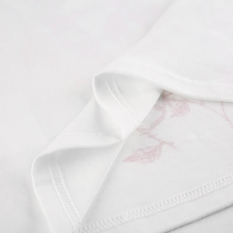 Crimson Butterfly Crop Tee