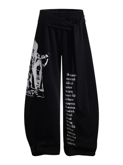 Vintage Graphic Streetwear Sweatpants