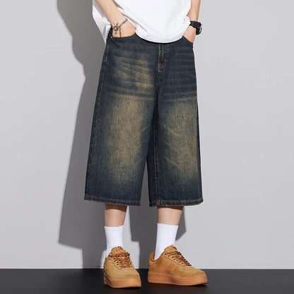 Oversized Denim Jorts
