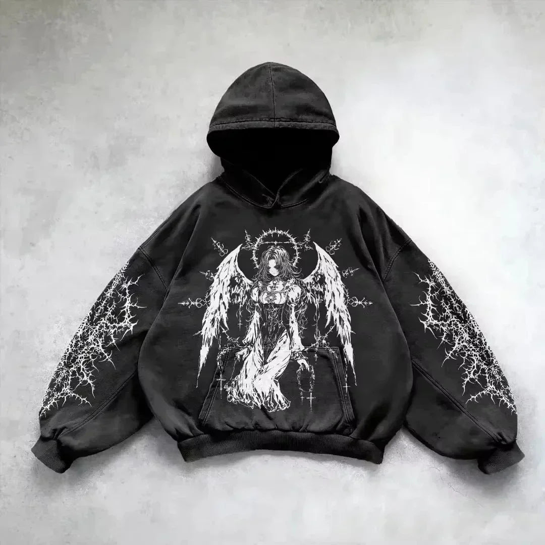 Oversized Graphic Unisex Hoodie